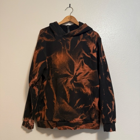 lululemon - Steady State Pullover Black Hoodie - Mens XL - UNIQUE REVERSE DYE - Picture 2 of 14